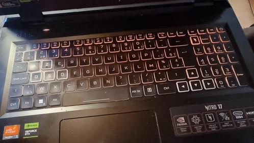 Acer Nitro 5 AN17-41-R7VF + lader, perfect voor school, Computers en Software, Windows Laptops, Zo goed als nieuw, 17 inch of meer