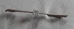 Zilveren broche met steentje, Ophalen of Verzenden, Zilver, Broche