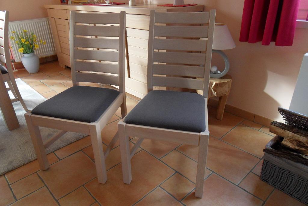 Chaises, Maison & Meubles, Enlèvement, Comme neuf, Bois, Cinq, Six Chaises ou plus
