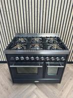 Luxe Boretti Majestic Antraciet 100cm Gas Dubbele Oven, Ophalen of Verzenden, Gas