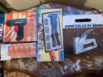 Lot pistolet a colle + pince riveter +agraffeuse, Ophalen of Verzenden, Zo goed als nieuw