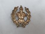 Mutskenteken Genieschool , kleur messing, Ophalen of Verzenden, Landmacht, Embleem of Badge
