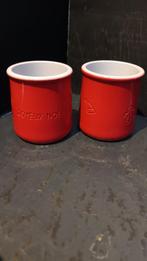 2 tasses déco, Maison & Meubles, Enlèvement ou Envoi, Utilisé, Autres styles, Tasse(s) et/ou soucoupe(s)