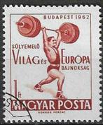 Hongarije 1962 - Yvert 1525 - Gewichtheffen (ST), Timbres & Monnaies, Timbres | Europe | Hongrie, Affranchi, Envoi
