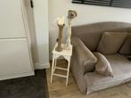 Kandelaars, Huis en Inrichting, Woonaccessoires | Kandelaars en Kaarsen, Ophalen, Gebruikt, 25 tot 50 cm, Wit