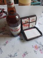 Duvel fles met een kaarten spel van duvel, Verzamelen, Ophalen of Verzenden, Duvel