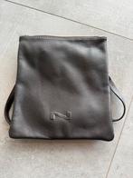 Handtas Nathan donkerbruin, Ophalen of Verzenden, Zo goed als nieuw