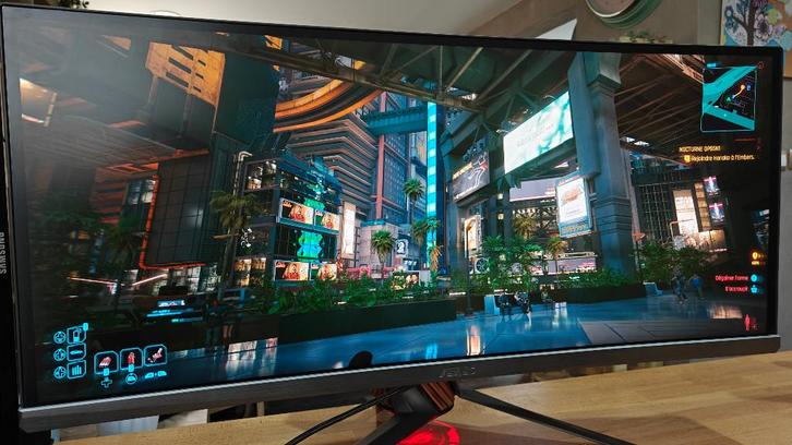 Ecran 34'' UWQHD (3440 X 1440) ASUS ROG Swift PG348Q, Computers en Software, Monitoren, Gebruikt, 61 t/m 100 Hz, DisplayPort, Gaming