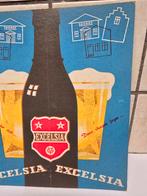 Oude kartonnen reclame EXCELSIA brij Excelsior Gent! !, Verzamelen, Ophalen of Verzenden