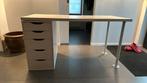 Bureau IKEA 140x60 avec 2 pied et caisson 5 tiroirs, Maison & Meubles, Bureaux, Comme neuf
