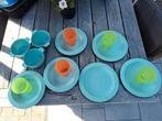 3 delig kampeerservies., Caravans en Kamperen, Kampeeraccessoires, Ophalen of Verzenden, Zo goed als nieuw