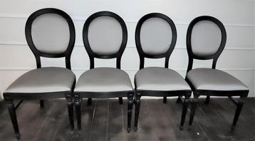 4 Britse balloon back chairs Herstoffering Zimmer Rohde beschikbaar voor biedingen