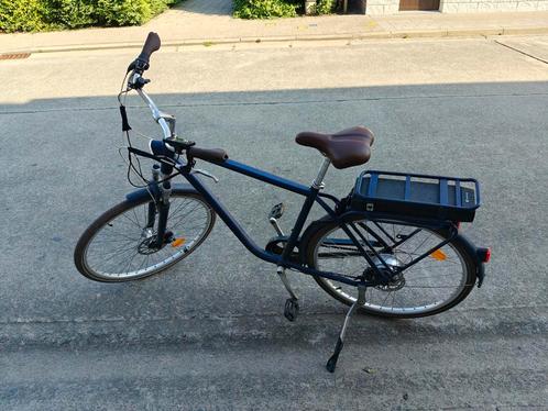 Elektrische herenfiets, Fietsen en Brommers, Elektrische fietsen, Gebruikt, Ophalen