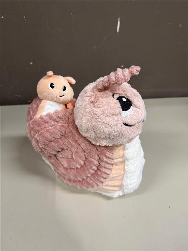 Knuffel - Slak met baby - Ptipotos, Enfants & Bébés, Jouets | Peluches, Neuf, Enlèvement ou Envoi