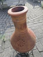 TK. Tuinhaard terracota met zon, Ophalen, Zo goed als nieuw