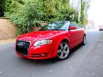 audi a4 2.0t cabrio s- line rhd, Auto's, Achterwielaandrijving, Zwart, 4 cilinders, Cabriolet