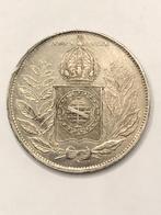 Munt zilver Brazilië 2000 reis Pedro II jaartal 1851 mooi, Postzegels en Munten, Ophalen of Verzenden, Zuid-Amerika, Losse munt