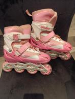 Roze meisjes inline skates maat 35-36, Sport en Fitness, Skeelers, Ophalen, Gebruikt, Kinderen, Inline skates 4 wielen