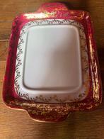 HK - Bavaria 24 karaat Gold schoteltje 19x14 cm., Antiek en Kunst, Ophalen of Verzenden