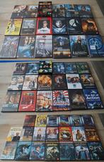 Lot van 60 DVDs Blu-rays met films, reeksen, tekenfilms, Cd's en Dvd's, Gebruikt, Alle leeftijden, Boxset, Actie