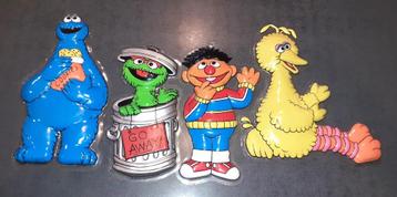 Sesame Street Décorations murales en relief Thermoformées disponible aux enchères