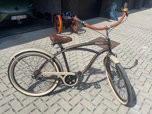 Beach cruuser route 66 met snelheid 3 in goede staat, Fietsen en Brommers, Fietsen | Cruisers en Lowriders, Zo goed als nieuw