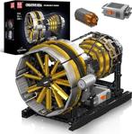 Mould King vliegtuigmotor Bouwset SNELLE GRATIS LEVERING, Verzenden, Nieuw