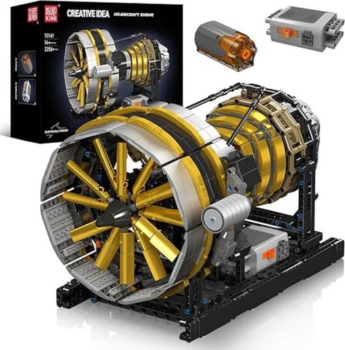 Mould King vliegtuigmotor Bouwset SNELLE GRATIS LEVERING, Hobby en Vrije tijd, Modelbouw | Overige, Nieuw, Verzenden