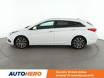 Hyundai i40 2.0 GDI Premium (bj 2017, automaat), Auto's, Hyundai, Gebruikt, Wit, Leder, 5 deurs