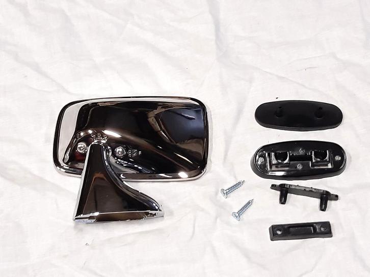 chrome spiegel, origineel , LINKS, Klassieke Mini Cooper, Auto-onderdelen, Spiegels, Mini, Rover, Austin, Nieuw, Ophalen