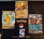 3 mooie jumbo kaarten van Pokémon!, Hobby en Vrije tijd, Ophalen of Verzenden, Zo goed als nieuw
