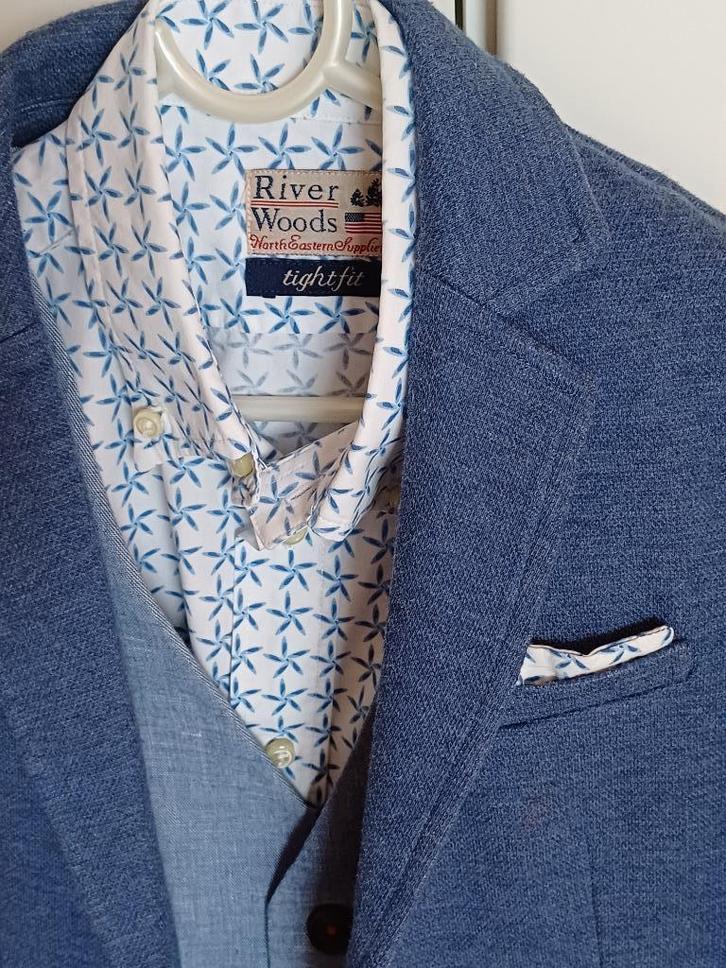 Blaizer Tommy Hilfigger 8 jaar, hemd River Woods 8 jaar, ber, Kinderen en Baby's, Kinderkleding | Maat 128, Zo goed als nieuw