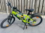 20 inch fluo geel rockrider ST500, Fietsen en Brommers, Ophalen, B-Twin, Versnellingen, Zo goed als nieuw
