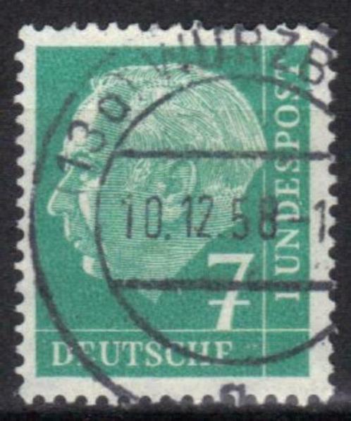 Duitsland Bundespost 1953-1954 - Yvert 65A - Heuss (ST), Timbres & Monnaies, Timbres | Europe | Allemagne, Affranchi, Envoi