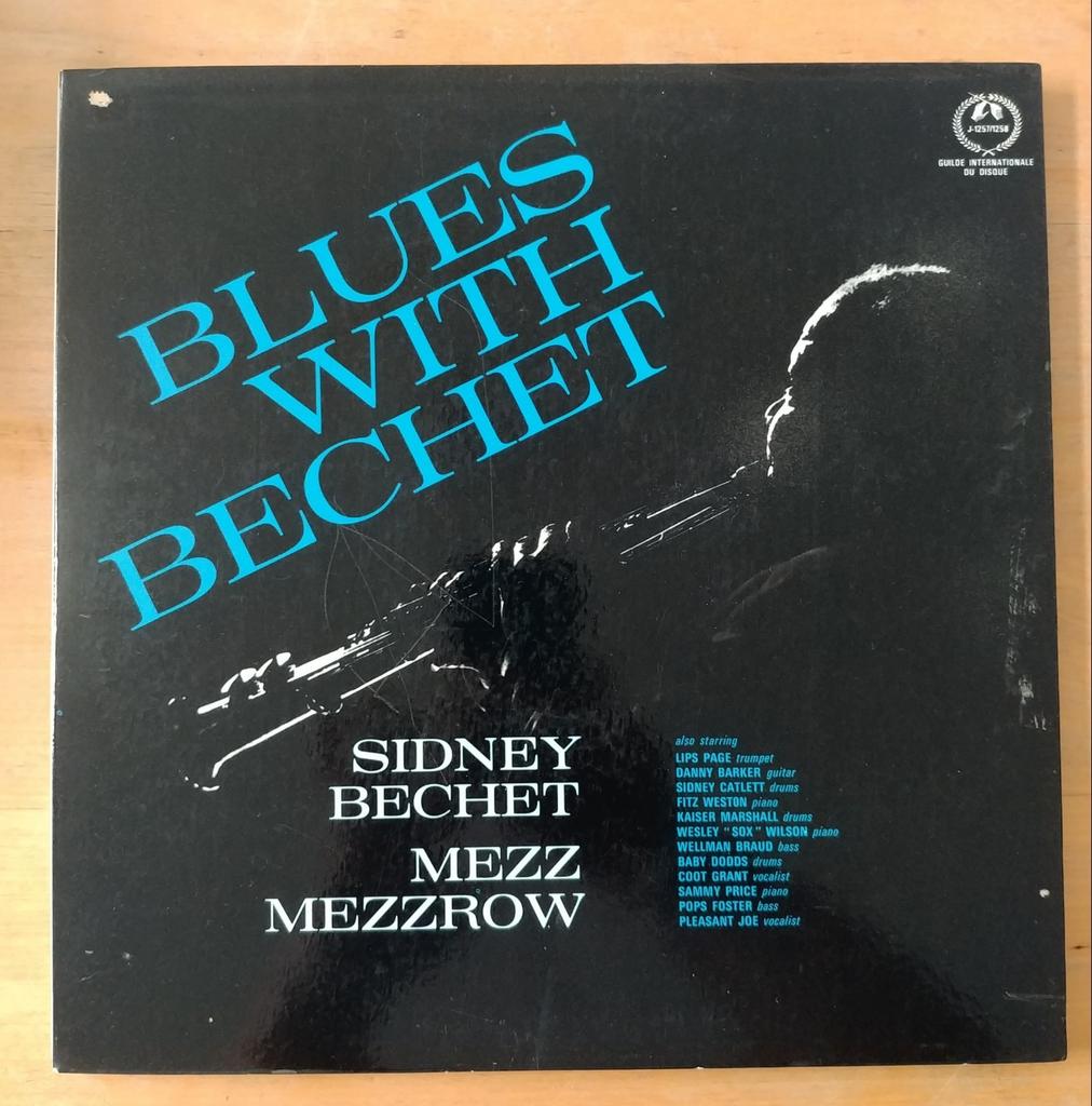 LP Vinyl Blues met Bechet Sidney Bechet Mezz Mezzrow, Ophalen of Verzenden, Zo goed als nieuw, Blues