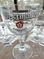 6 glazen Westmalle trappist, Verzamelen, Glas en Drinkglazen, Zo goed als nieuw, Ophalen, Bierglas