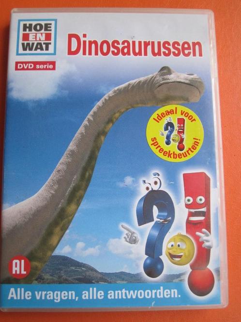 Hoe en wat - Dinosaurussen, Cd's en Dvd's, Dvd's | Kinderen en Jeugd, Zo goed als nieuw, Tv non-fictie, Educatief, Alle leeftijden
