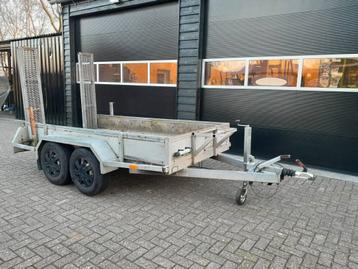 PETERS Machinetransporter 2700KG oprijplaten aanhanger beschikbaar voor biedingen