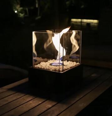 Sfeer Kacheltje / Tafel Kacheltje op Bio-Ethanol, Enlèvement, Comme neuf, Cheminée sur pied, Autres types