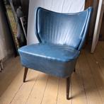 Vintage eenpersoonszeteltje_origineel_blauw_Kelma, Huis en Inrichting, Ophalen