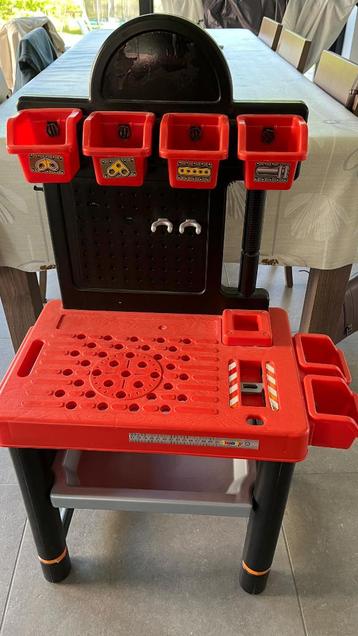Speelgoedwerkbank Smoby, Ophalen
