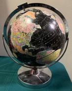 Vintage Black Globe / 1960's / Chrome, Ophalen, Gebruikt