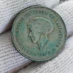 Munt / Luxemburg / 5 frank / 1929 / Zilver / Charlotte, Postzegels en Munten, Ophalen of Verzenden, Overige landen, Losse munt