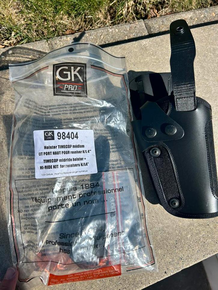 GK holster timecop medium voor revolver K/L4”, Sport en Fitness, Schietsport-accessoires, Nieuw, Ophalen of Verzenden