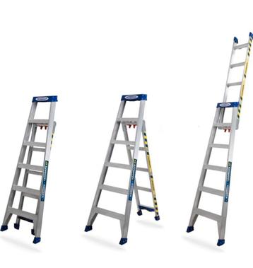 Diverse ladders 5.60m 3.80m trap telescoopladder  beschikbaar voor biedingen