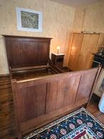 Antiek eikenhout tweepersoonsbed, Antiek en Kunst, Ophalen