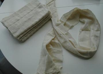 SJAAL CREME L 150 x B 26 cm NIEUW beschikbaar voor biedingen
