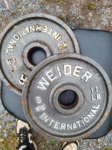 Gewichten 1.25kg / 2.5k / 5kg (50mm diameter) beschikbaar voor biedingen