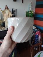1 EURO crèmekleurige keramische potdeksel, Tuin en Terras, Overige materialen, Rond, Binnen, Ophalen of Verzenden