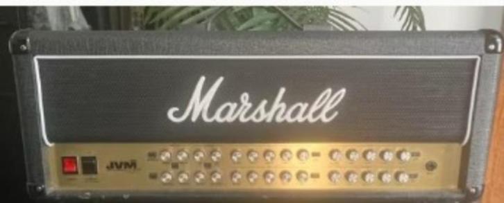Marshall JVM410H versterkertop, Muziek en Instrumenten, Versterkers | Bas en Gitaar, Gebruikt, Gitaar, 50 tot 100 watt, Ophalen